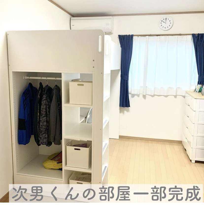 Ikea 子供部屋 一部完成 整理収納や片付けについて京都のirie Lifeが掲載するブログ